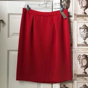 J. Crew Flame Red Skirt